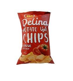 لینا چیپس دلینا کچاپ 57گرم